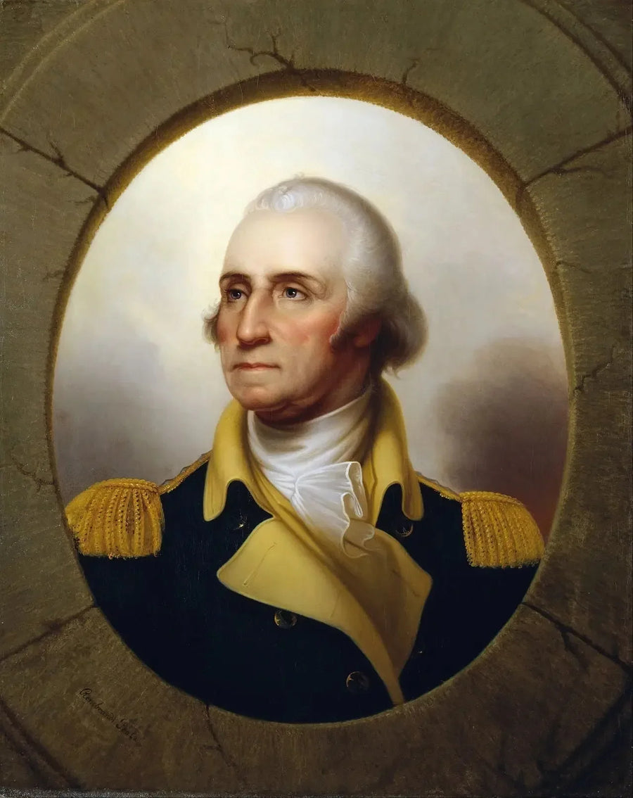George Washington (tipo oblò) - Rembrandt Peale