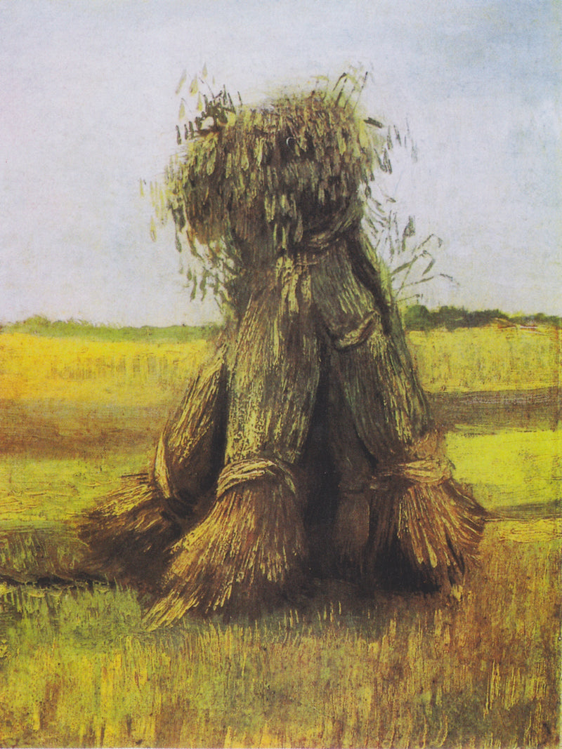Mazzi di grano in un campo - Vincent van Gogh