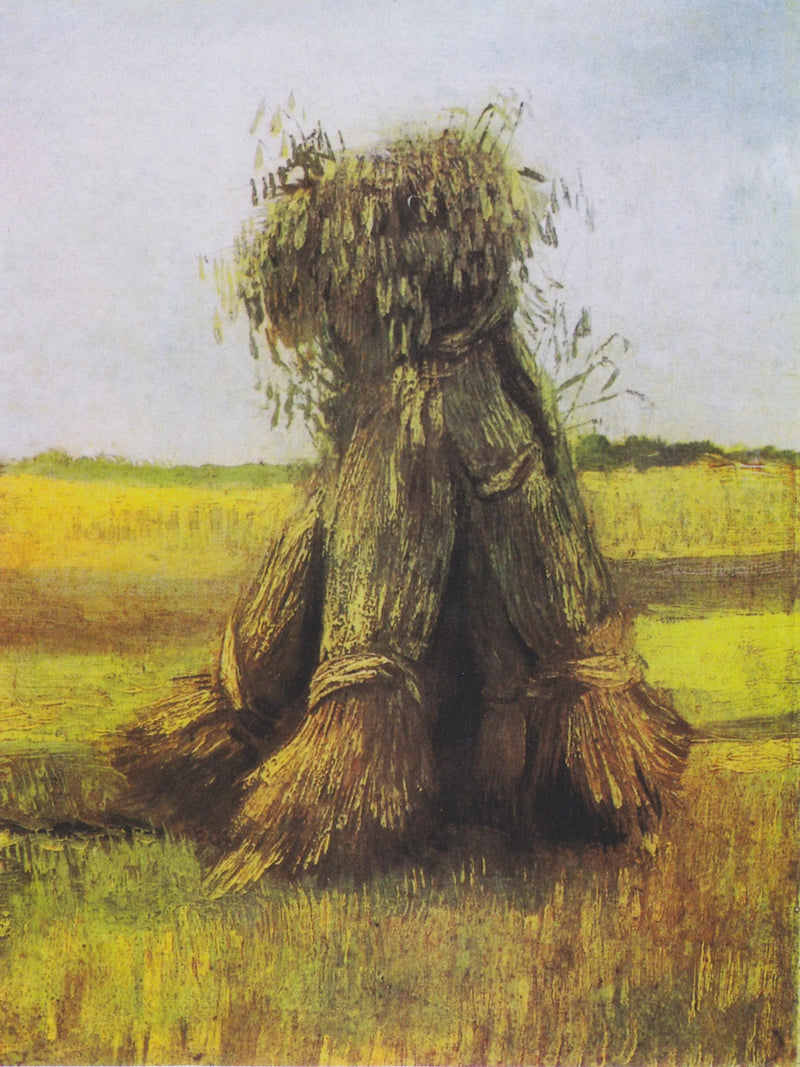 Mazzi di grano in un campo - Vincent van Gogh