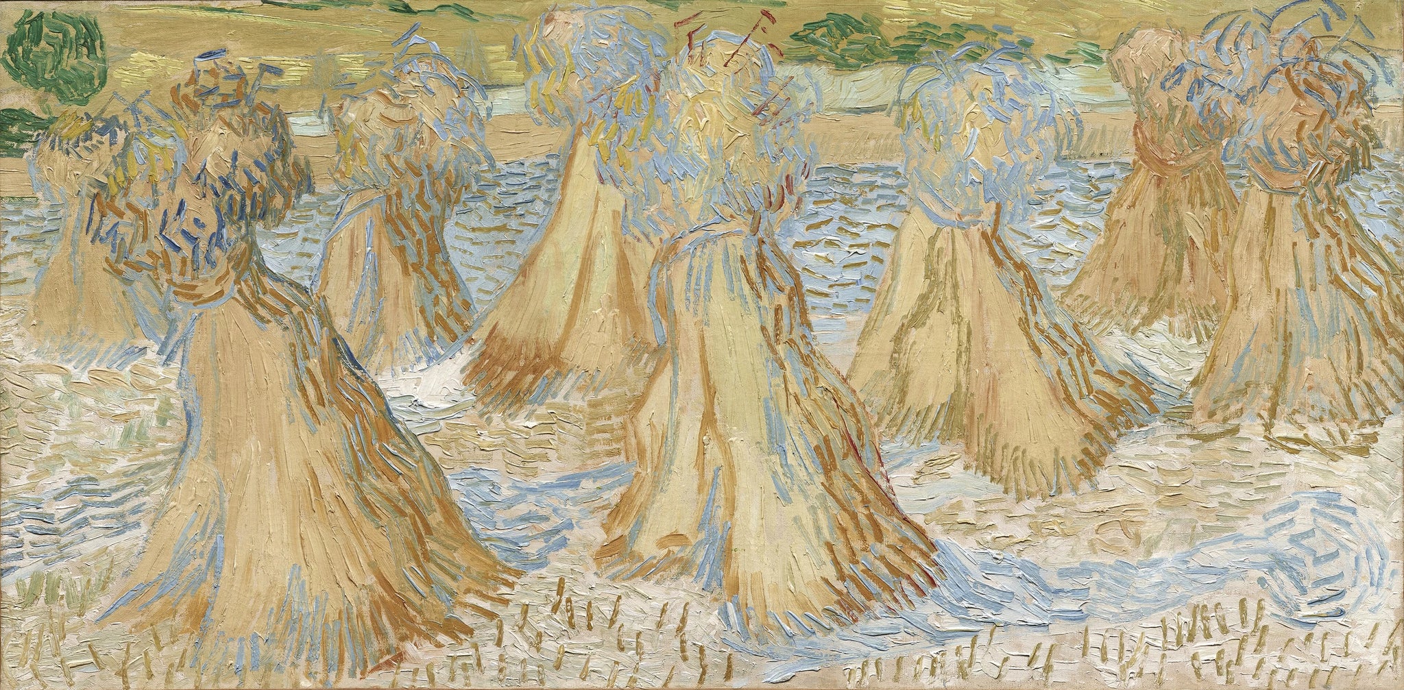 Gerbes de blé de Vincent van Gogh, 1890, Dallas Museum of Art