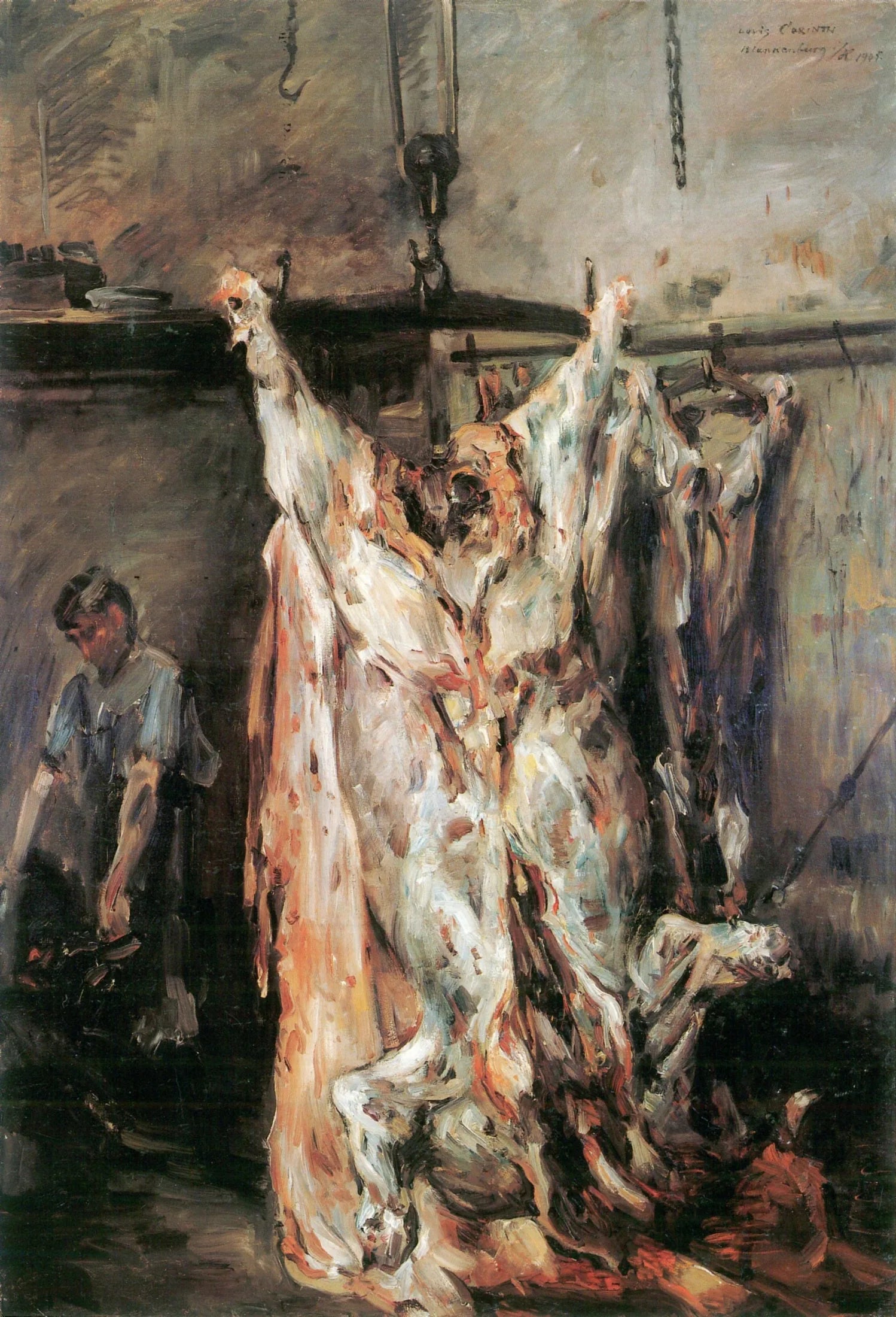 Geschlachteter Ochse - Lovis Corinth image 1 tableau peint à l’huile sur toile