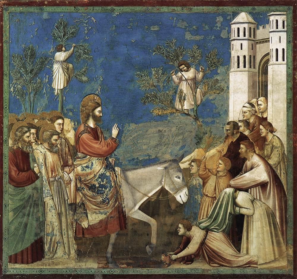 L’Entrée à Jérusalem - Giotto