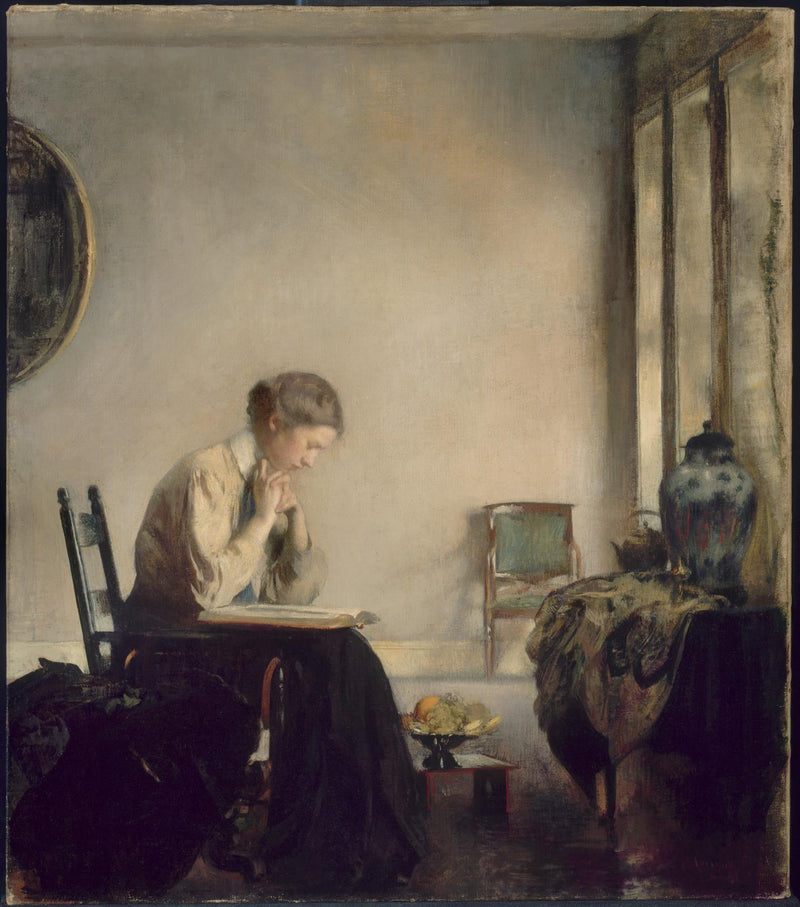 Ragazza che legge - Edmund Charles Tarbell