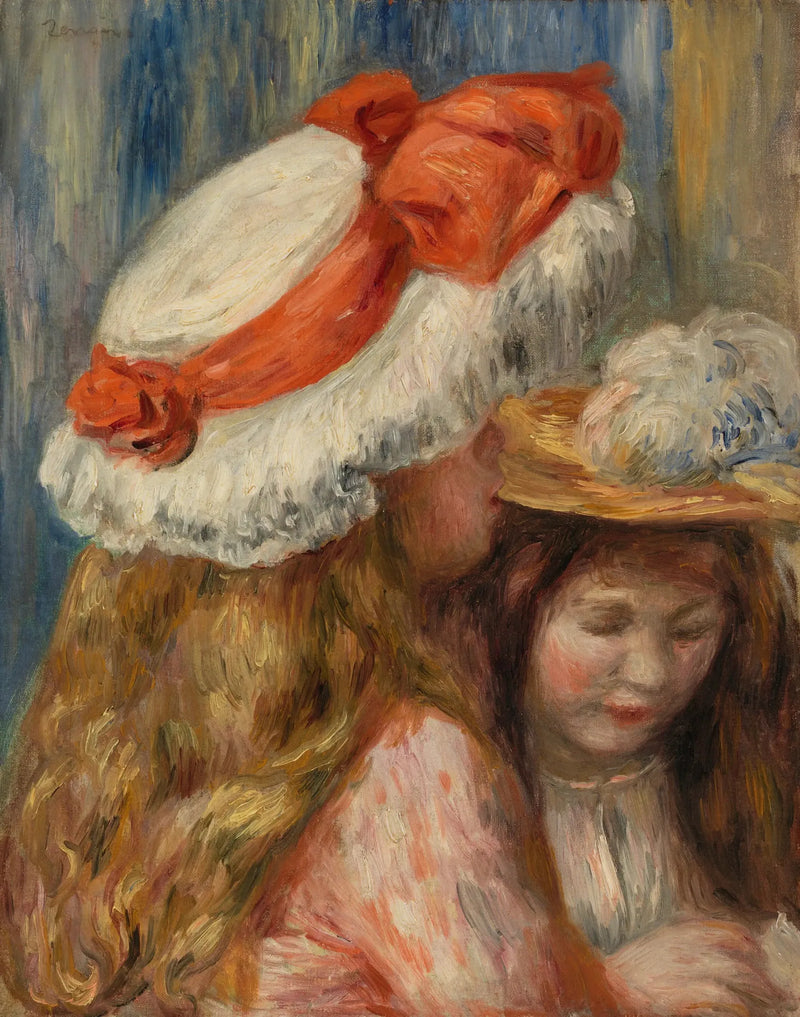 Ragazze con cappelli (Jeunes filles aux chapeaux) - Pierre-Auguste Renoir