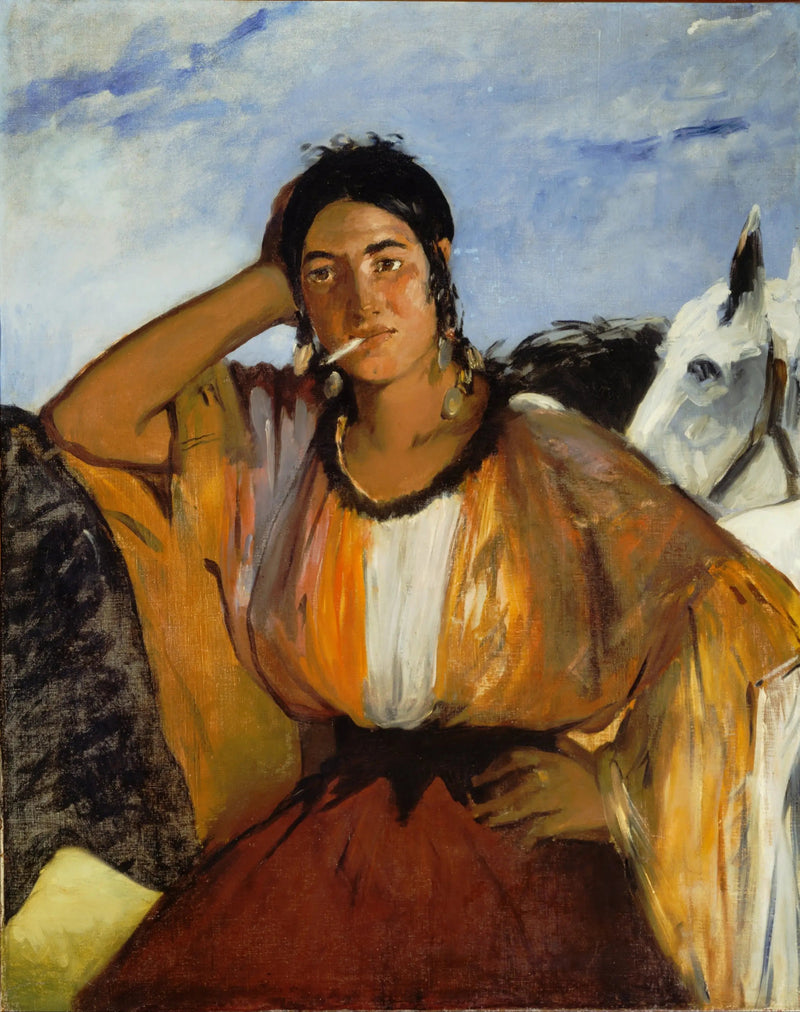 Gitana con una sigaretta - Édouard Manet