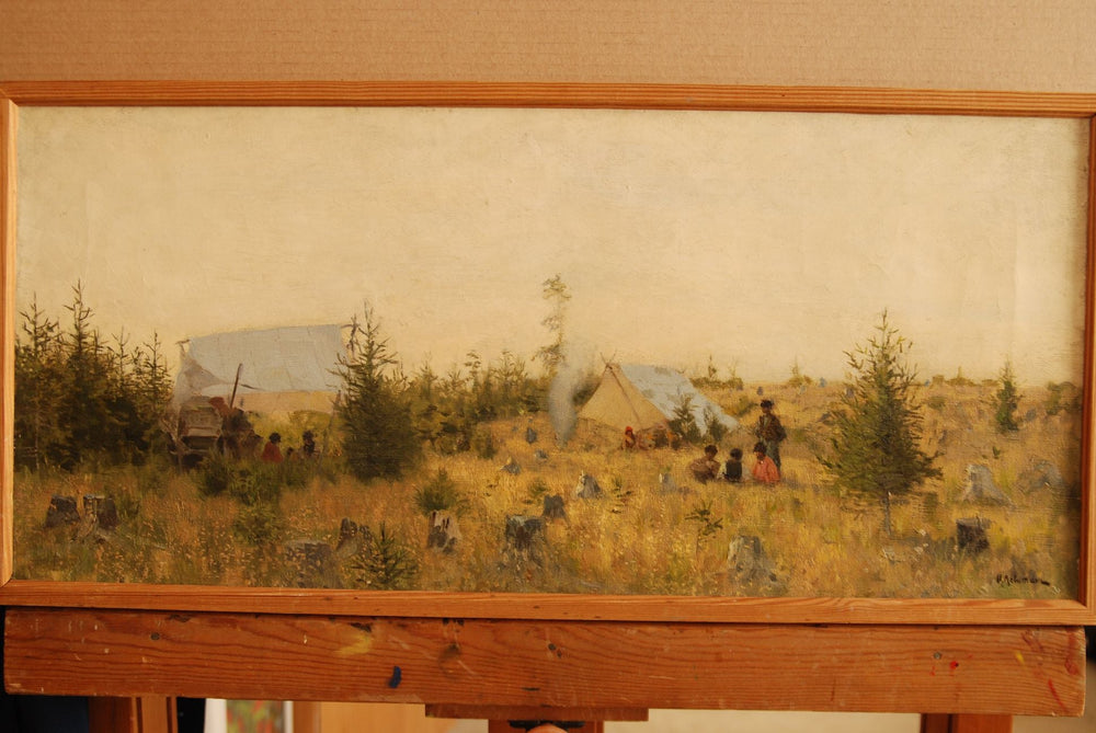 Zingari (campo rom) - Isaac Levitan