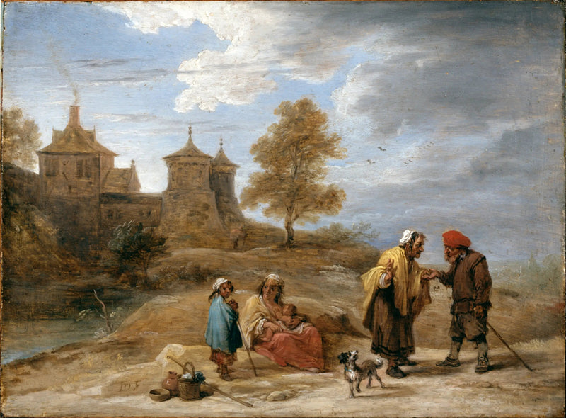 Gitans dans un paysage - David Teniers il Giovane
