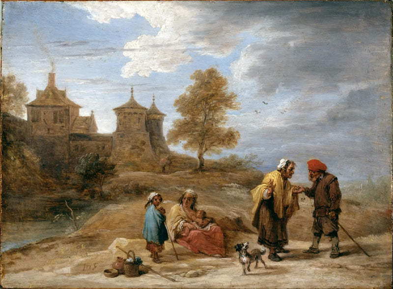 Gitans dans un paysage - David Teniers il Giovane