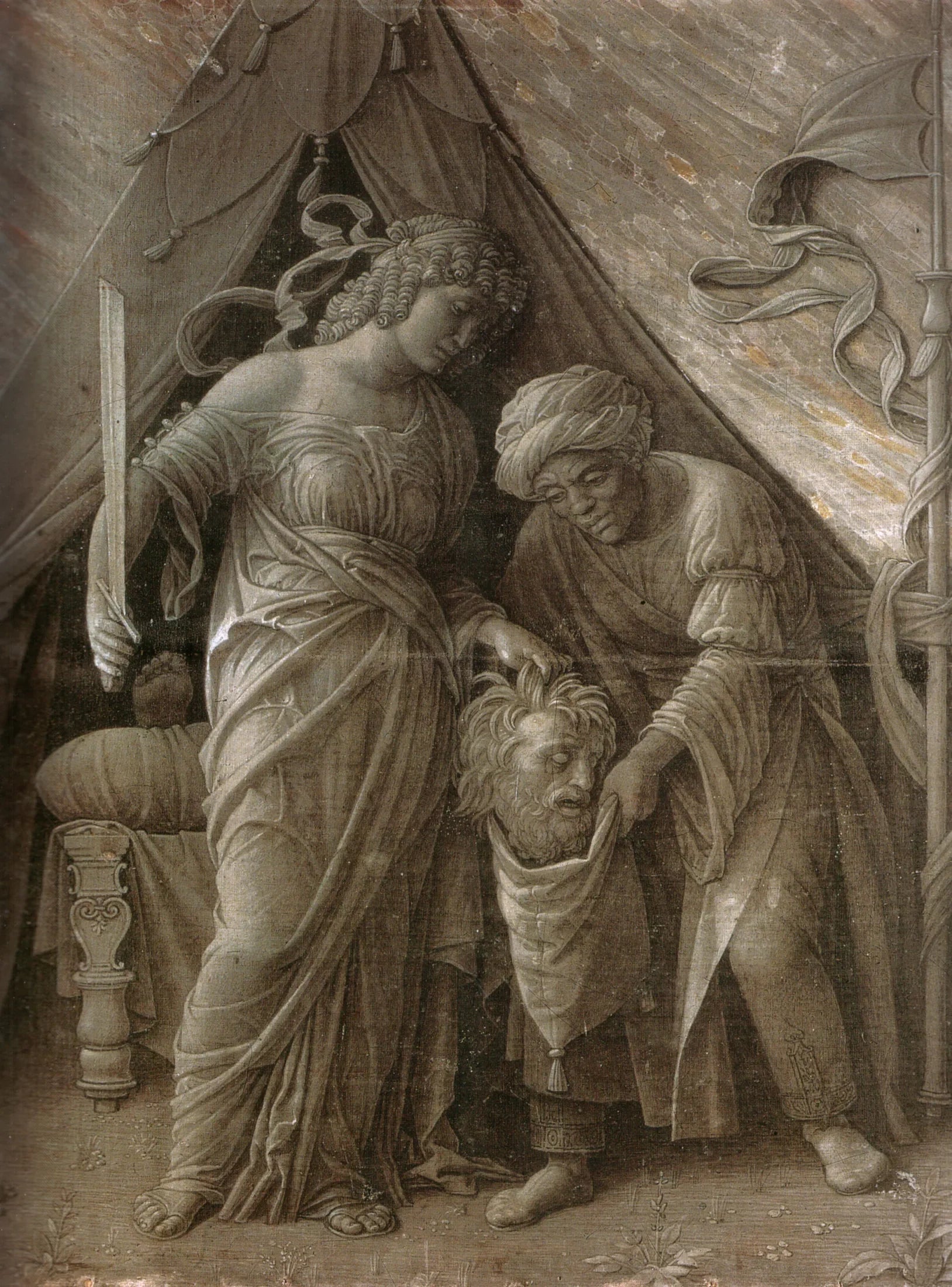 Giuditta avec la testa di Oloferne - Andrea Mantegna image 1 copie de tableau peinte à la main