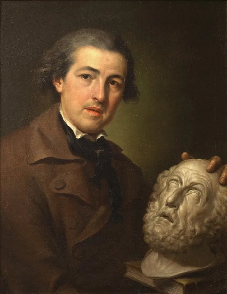 Giuseppe Franchi (1731–1806) con un busto di Omero - Anton Raphael Mengs
