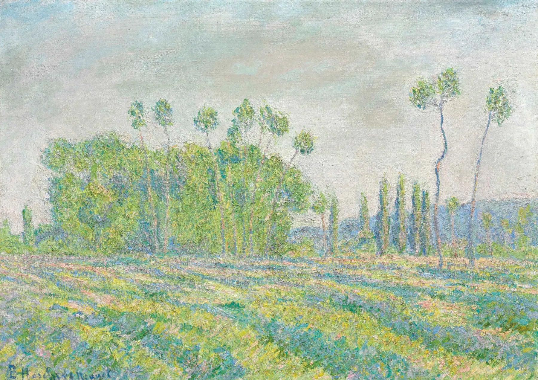Giverny, Peuples des Ajoux - Blanche Hoschedé Monet image 1 reproduction de peinture à l’huile