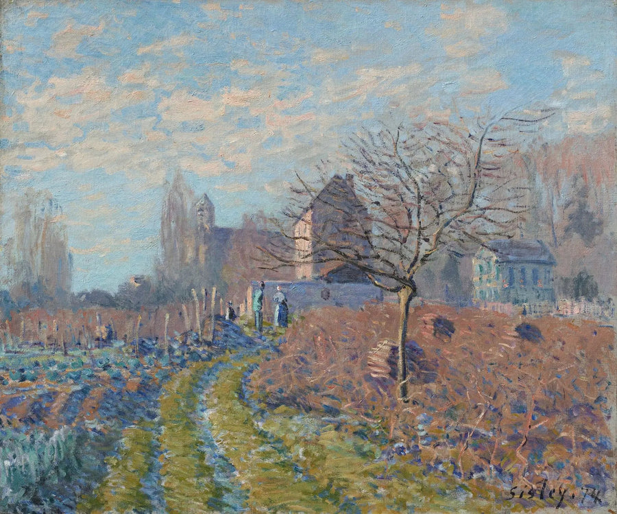 Ghiaccio bianco, estate di San Martino - Alfred Sisley