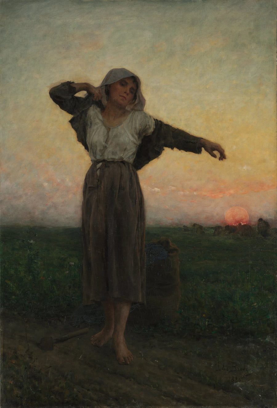 Le glaneur fatigué - Jules Breton