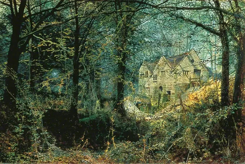Gloire d'automne : Il vecchio mulino - John Atkinson Grimshaw