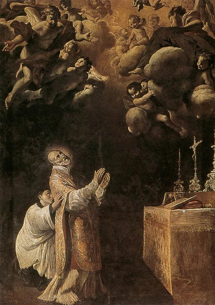 Gloria di Sant'Andrea Avellino - Giovanni Lanfranco