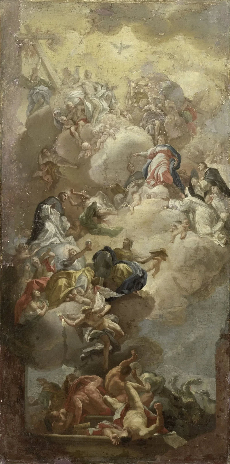 Glorificazione di san Domenico - Francesco Solimena