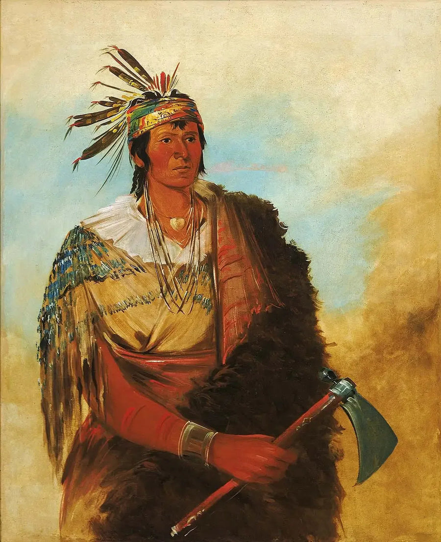 Go-to-ków-páh-ah, si tiene da solo, un valoroso distinto - George Catlin