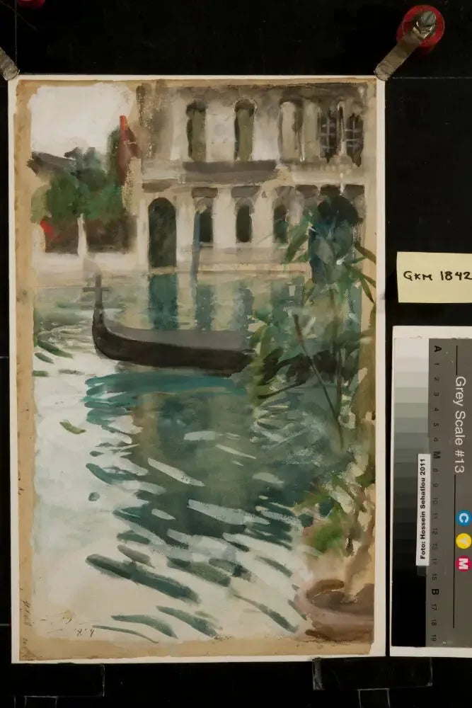Gondole davanti al Palazzo Barbaro - Anders Zorn