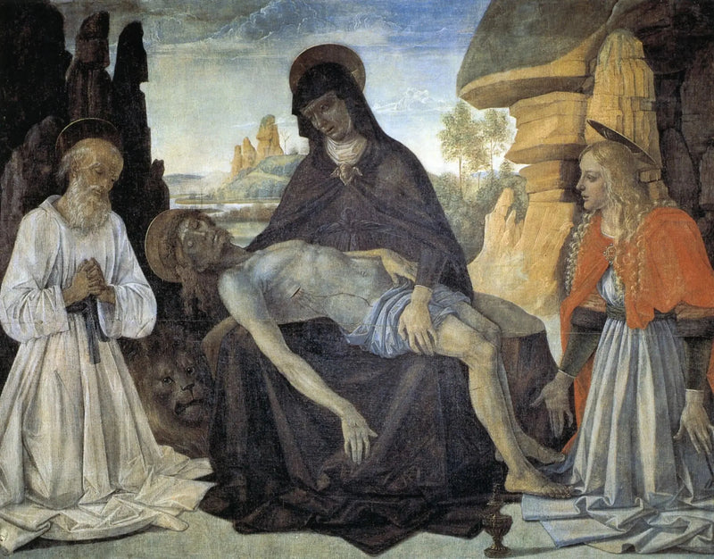 Gonfanon con la Pietà - Pietro Perugino