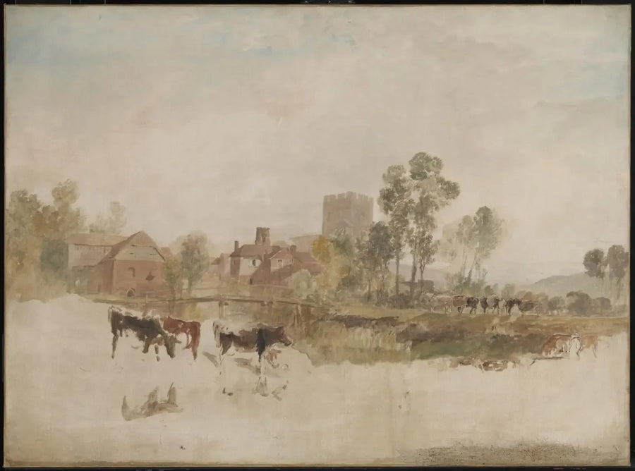 Goring Mill e Chiesa - J. M. W. Turner