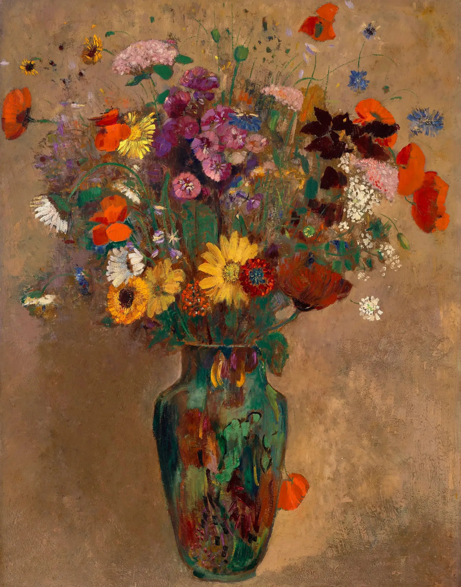 Grande bouquet di fiori dei campi - Odilon Redon