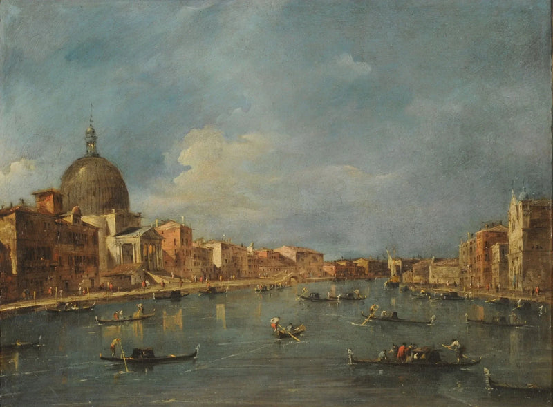 Grand Canal con Sam Simeone piccolo - Francesco Guardi