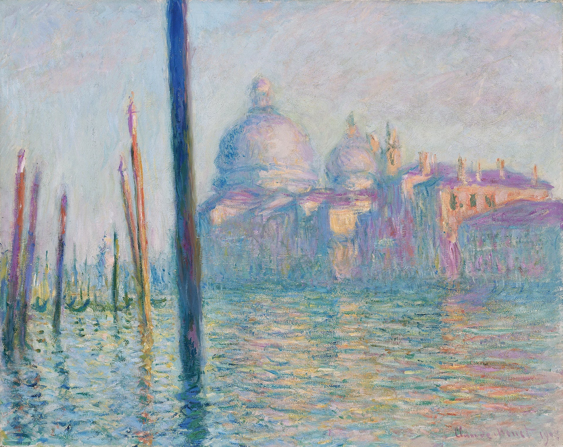 Le Grand Canal à Venise de Claude Monet, 1908 – Museum of Fine Arts Boston 19.171, Wildenstein 1738