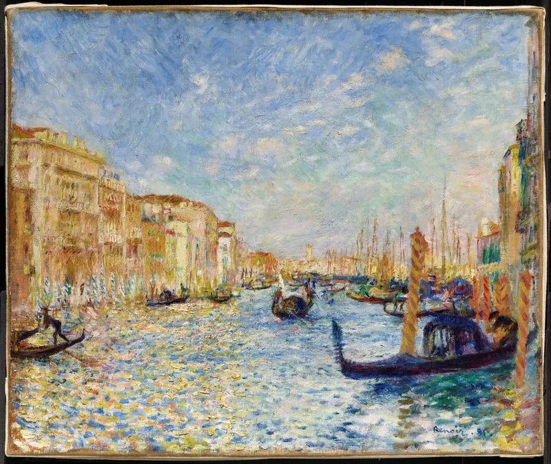 Gran Canale, Venezia - Pierre-Auguste Renoir