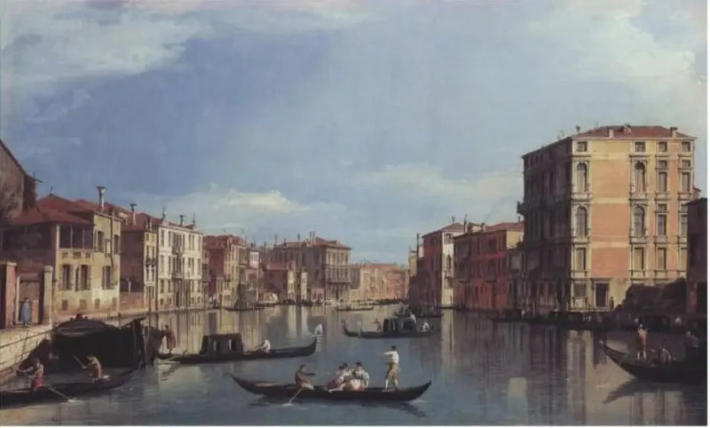 Grand Canal verso est, dal Palazzo Bembo al Palazzo Vendramin-Calergi - Canaletto