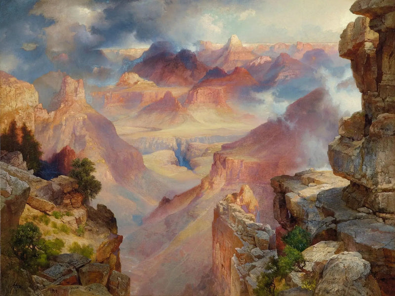 Grand Canyon dell'Arizona al tramonto - Thomas Moran