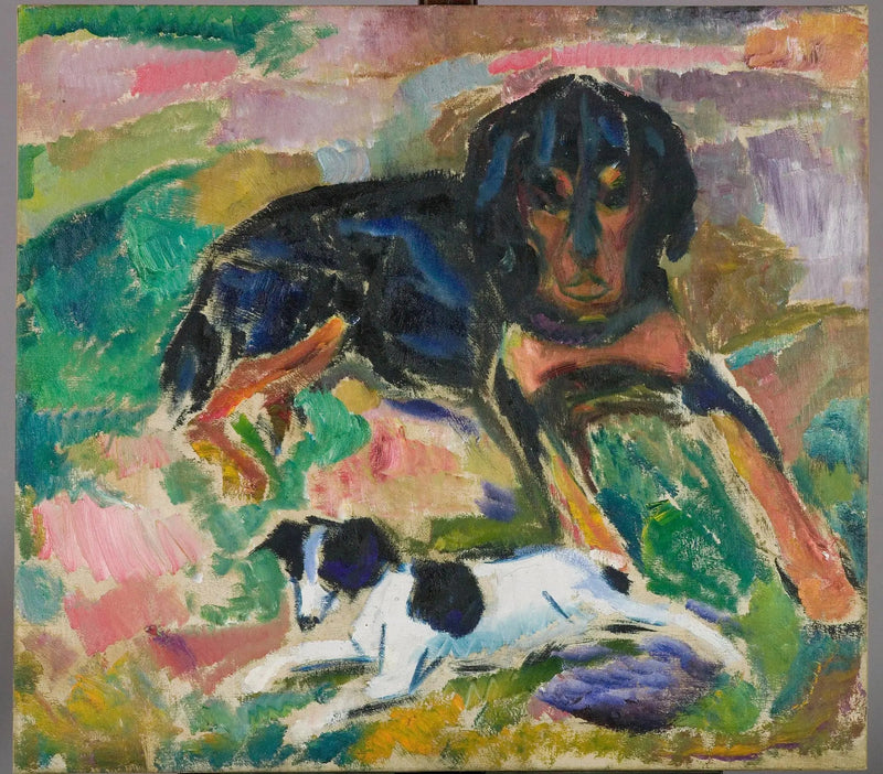 Grandi e Piccoli Cani - Edvard Munch