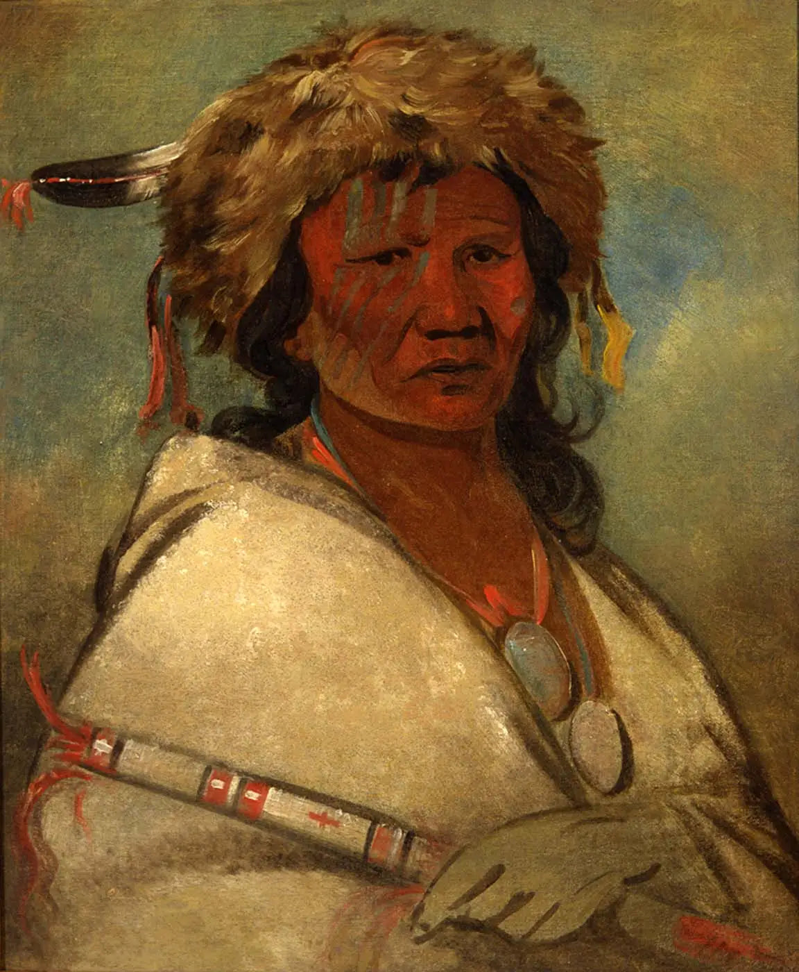 Grand Héros un chef - George Catlin - Alpha Reproduction