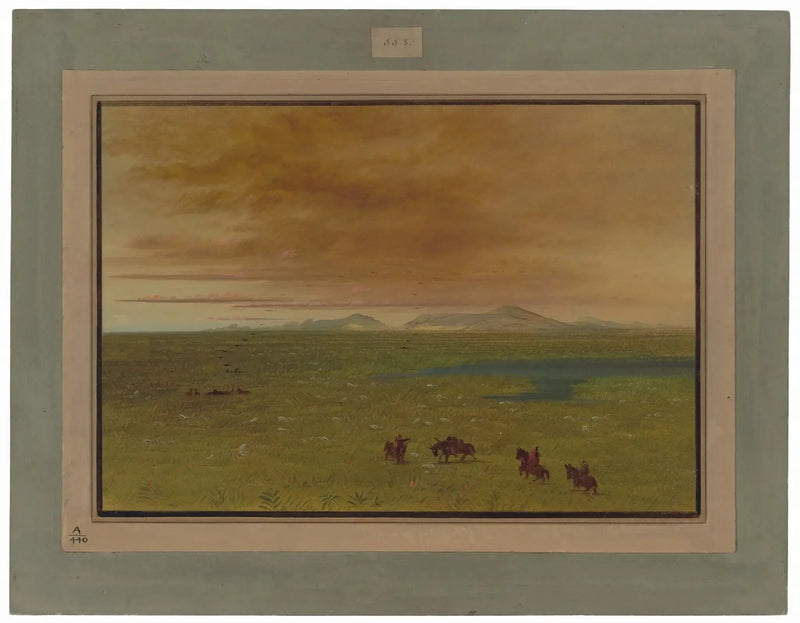 Grand Lavatoio, Pampa del Sacramento - George Catlin