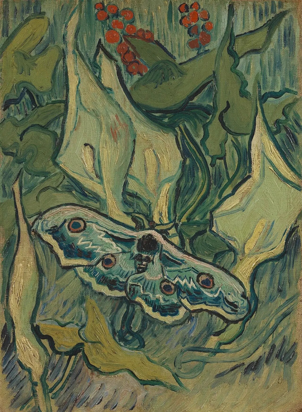 Grand Paon de nuit - Vincent van Gogh image 1 tableau peint à l’huile sur toile