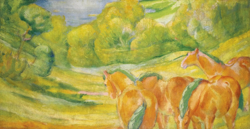 Grande Paesaggio I - Franz Marc