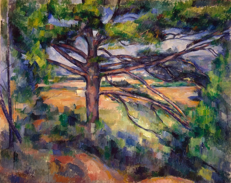 Grande pino e terre rosse - Paul Cézanne