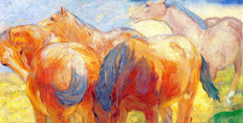 Grande pittura di cavallo Lenggries I - Franz Marc