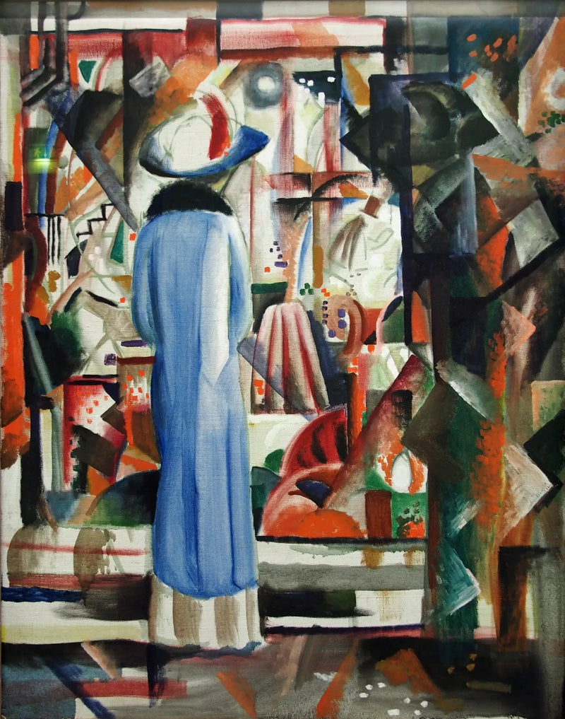 Grande Vetrina brillante - August Macke