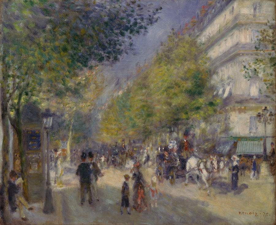 I Grandi Boulevards - Pierre-Auguste Renoir