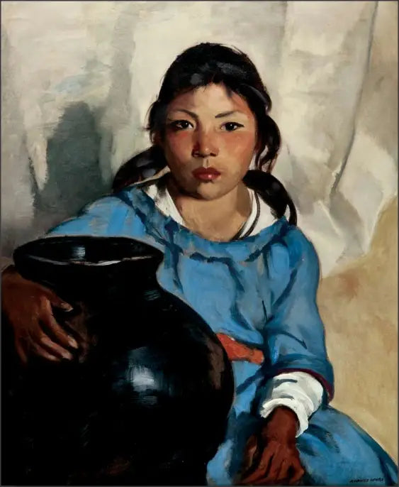 Gregorita con la Santa Clara Bowl - Robert Henri