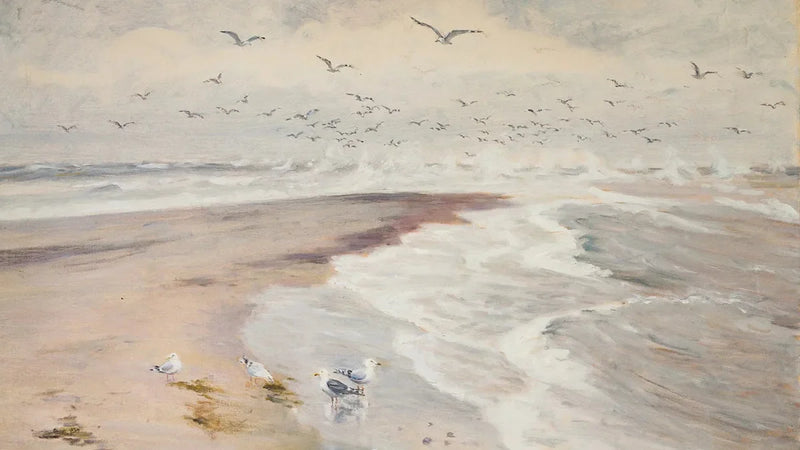 Grenen, vicino a Skagen - Michael Peter Ancher