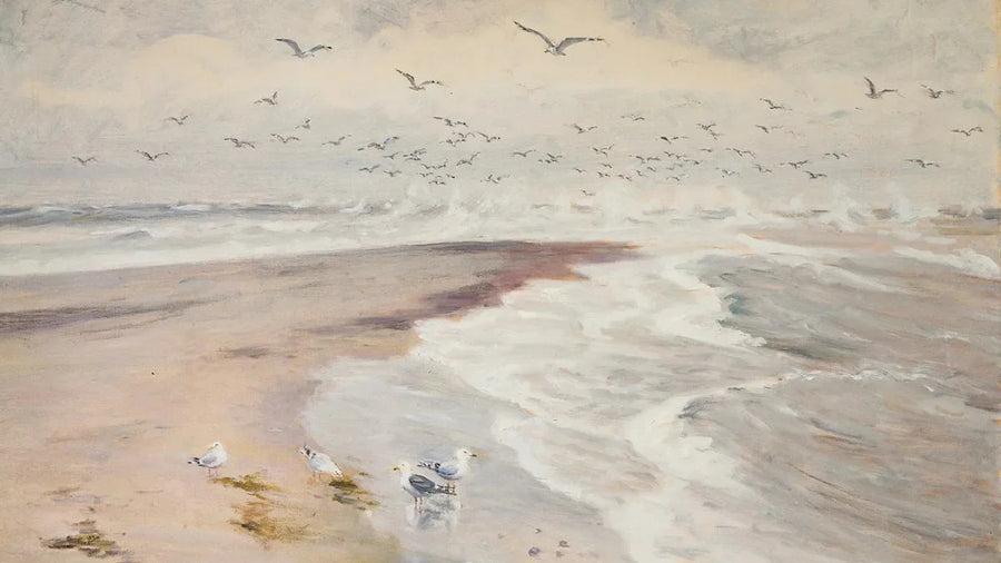 Grenen, vicino a Skagen - Michael Peter Ancher
