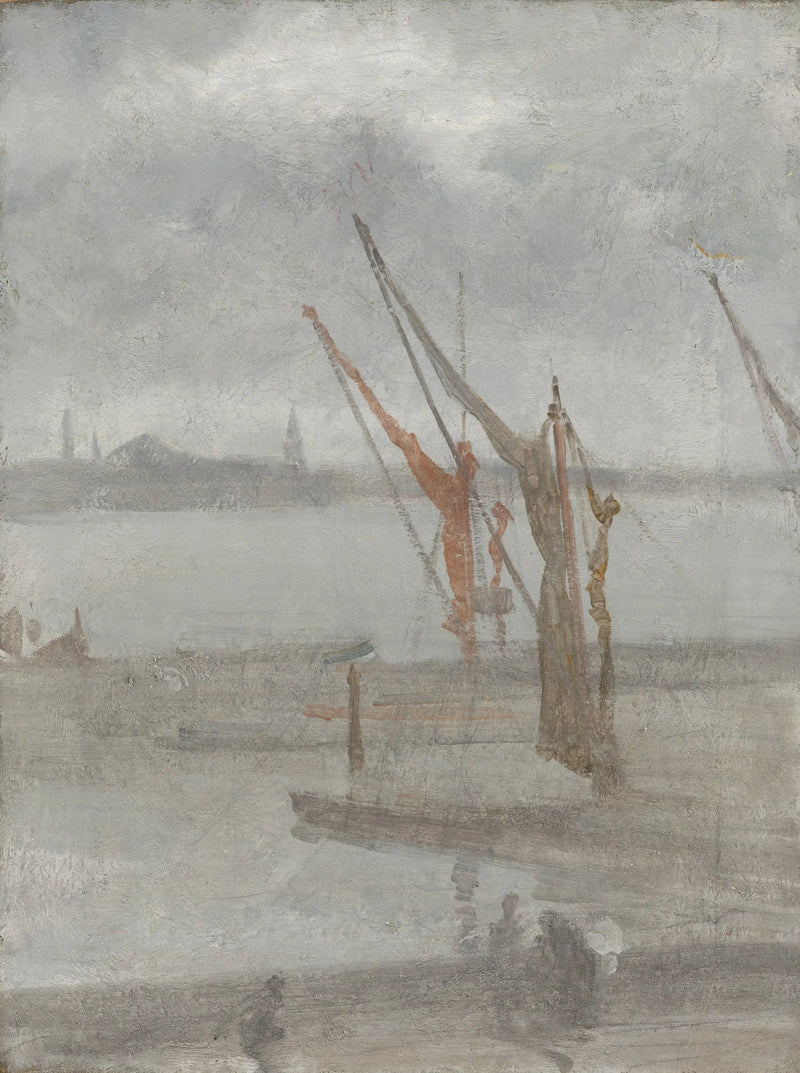 Grigio e argento: Chelsea Wharf - James Abbott McNeill Whistler