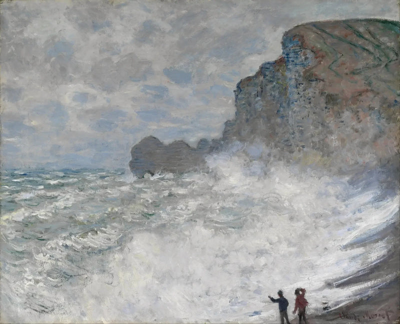 Maltempo a Étretat W826 - Claude Monet