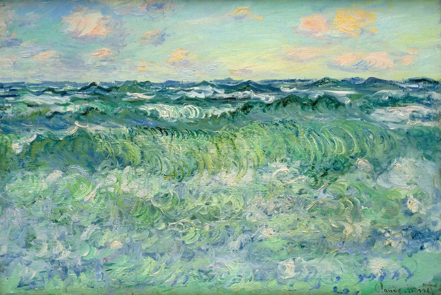 Grandi mari a Pourville W1444 - Claude Monet