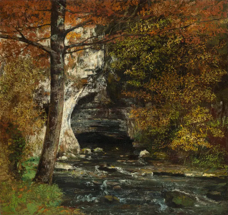 Grotte della foresta - Gustave Courbet