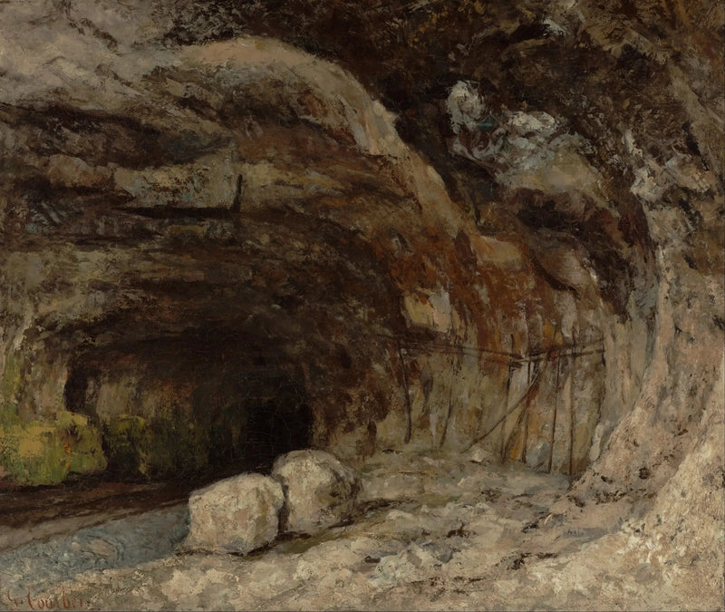 Grotte Sarrazine vicino a Nans-sous-Sainte-Anne - Gustave Courbet