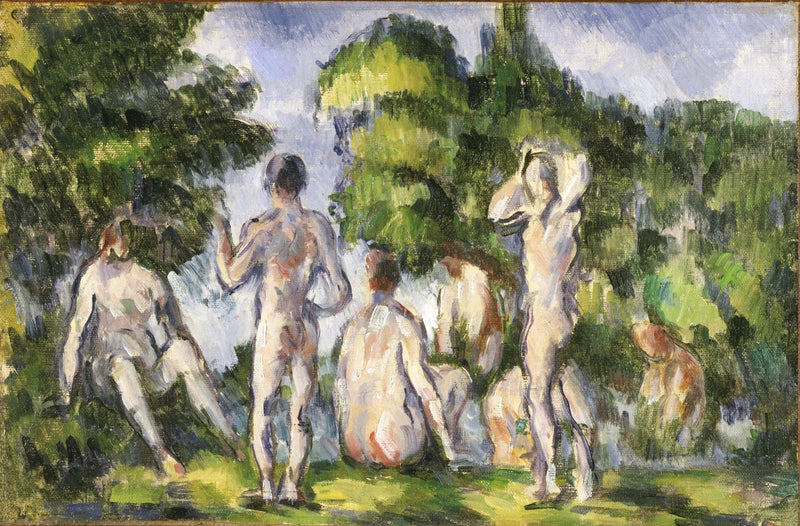 Gruppo di bagnanti - Paul Cézanne