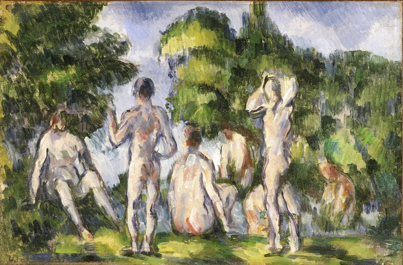 Gruppo di bagnanti - Paul Cézanne