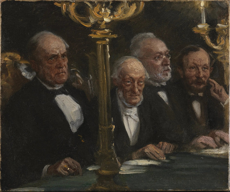 Gruppo di ritratti - Peder Severin Krøyer